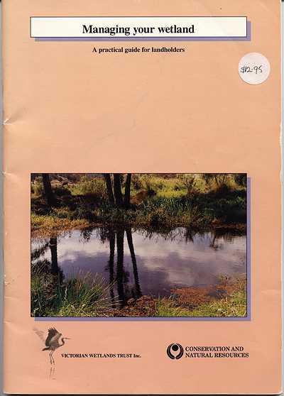 Cover of Managing your Wetland.